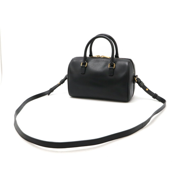 Saint Laurent Leather Duffle Black Mini Baby Handbag - Picture 1 of 9